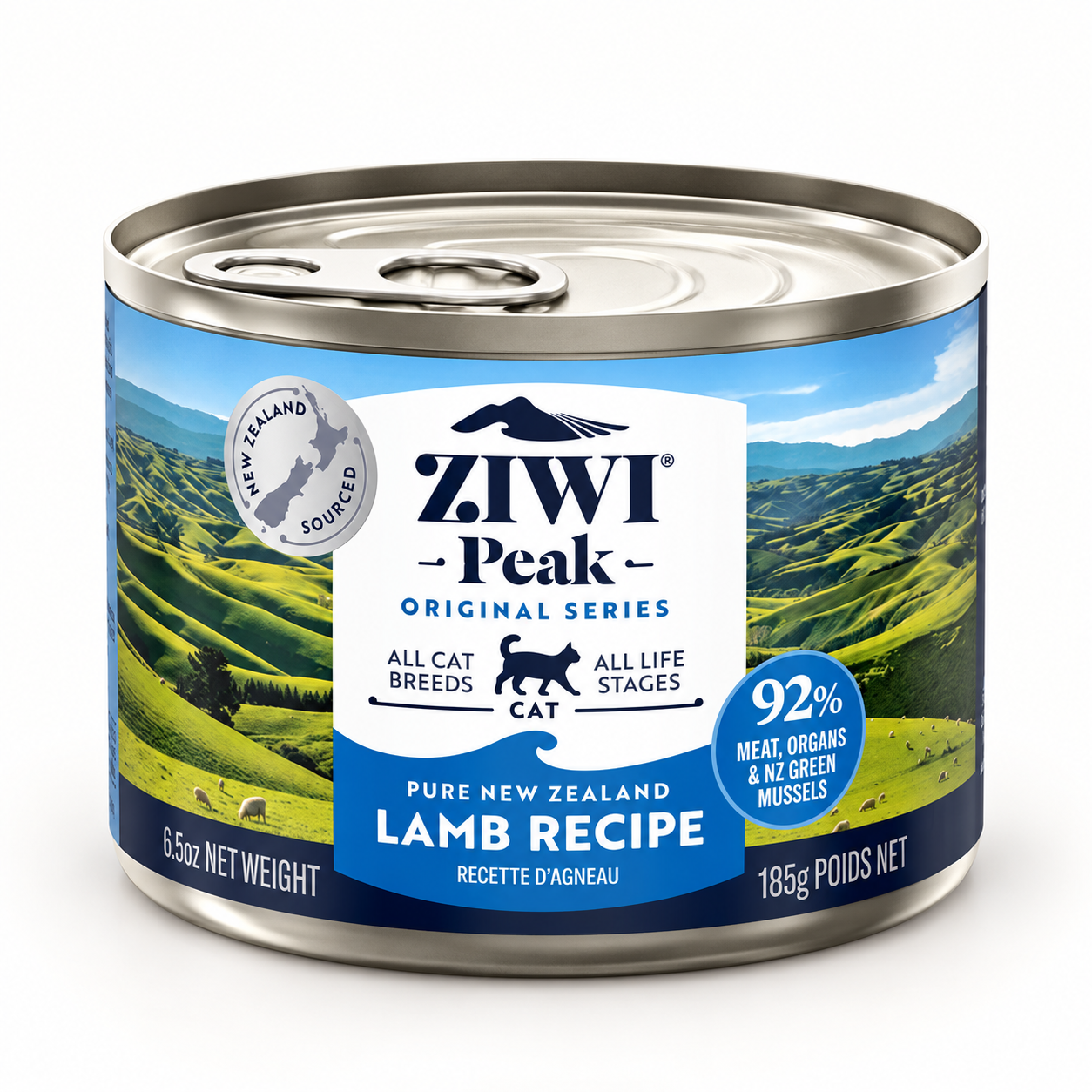 ZIWI lamb wet cat food, 28 × 185 g