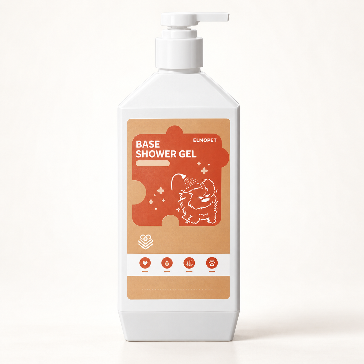 ELMOPET base shampoo for dogs, 450 ml